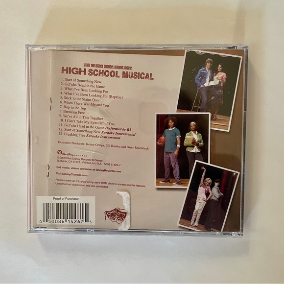 🎯3/$10 High School Musical Original Movie Soundtrack CD - Picture 2 of 6